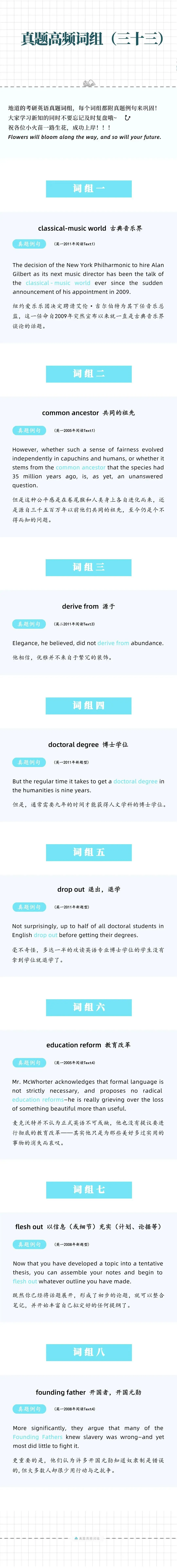 打卡上岸!考研真题高频词组 | Day33-第1张图片-四季读书网