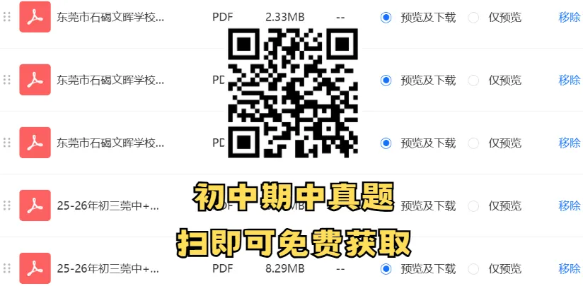 暑假神器!东莞名校真题+衔接资料全套放送-第6张图片-四季读书网 暑假神器!东莞名校真题+衔接资料全套放送-第6张图片-四季读书网