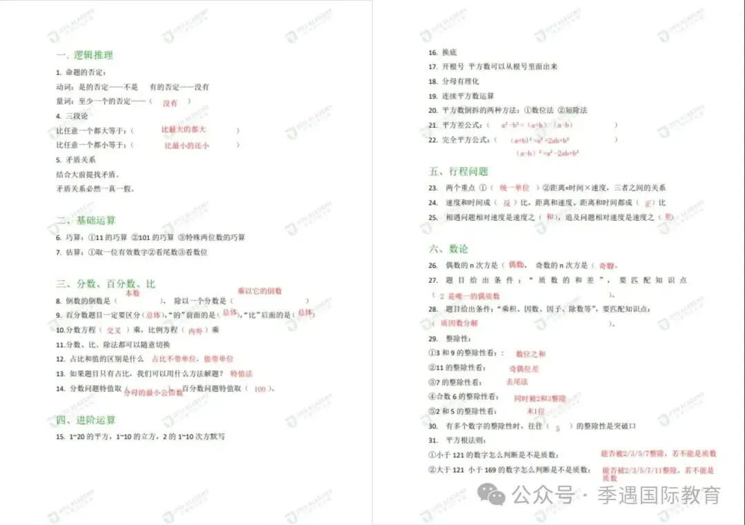 季遇教育AMC8精细化备考:吃透真题难度,跟对专业辅导,冲刺高分!附AMC8培训课程!-第7张图片-四季读书网