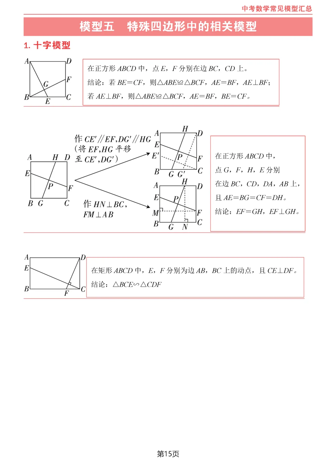 中考数学10类常见模型汇总-第16张图片-四季读书网