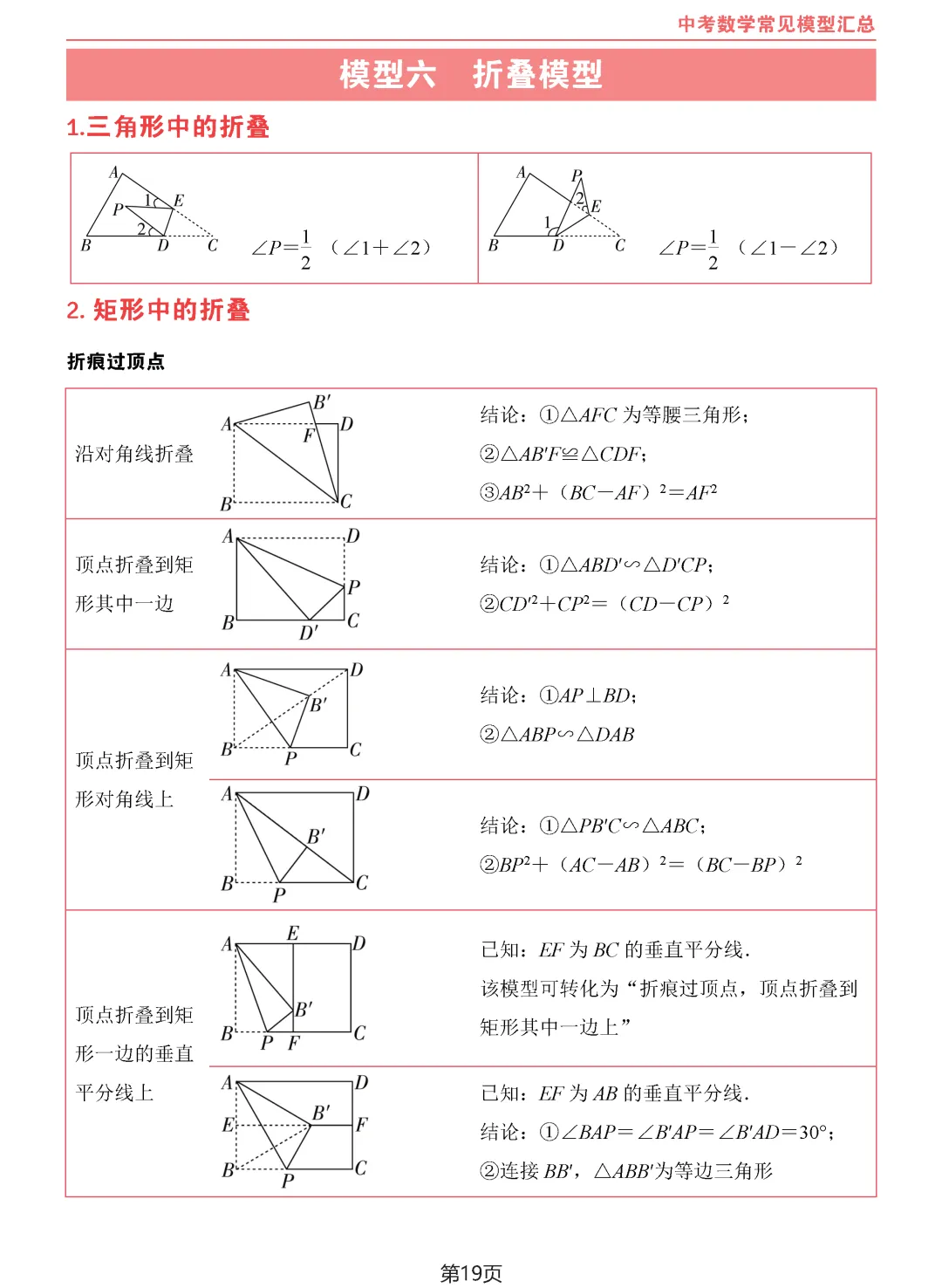 中考数学10类常见模型汇总-第20张图片-四季读书网