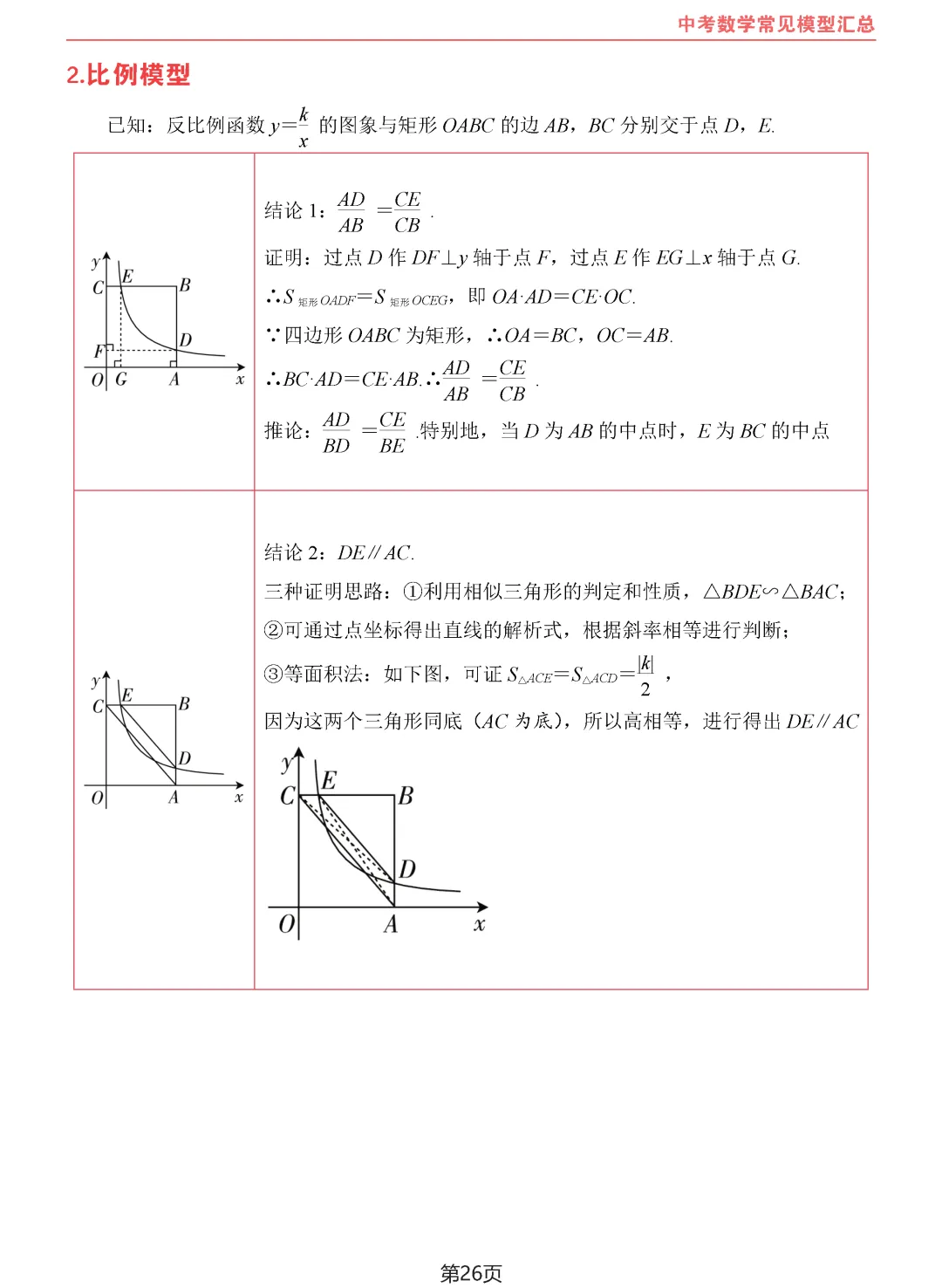 中考数学10类常见模型汇总-第27张图片-四季读书网
