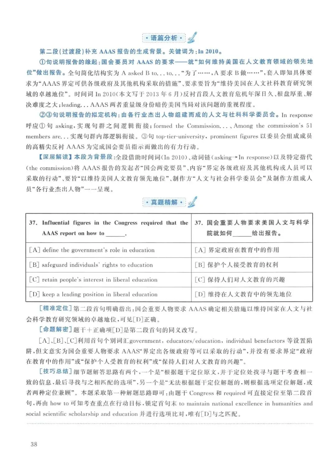 2014年考研英语(一)真题及答案解析-第55张图片-四季读书网 2014年考研英语(一)真题及答案解析-第55张图片-四季读书网
