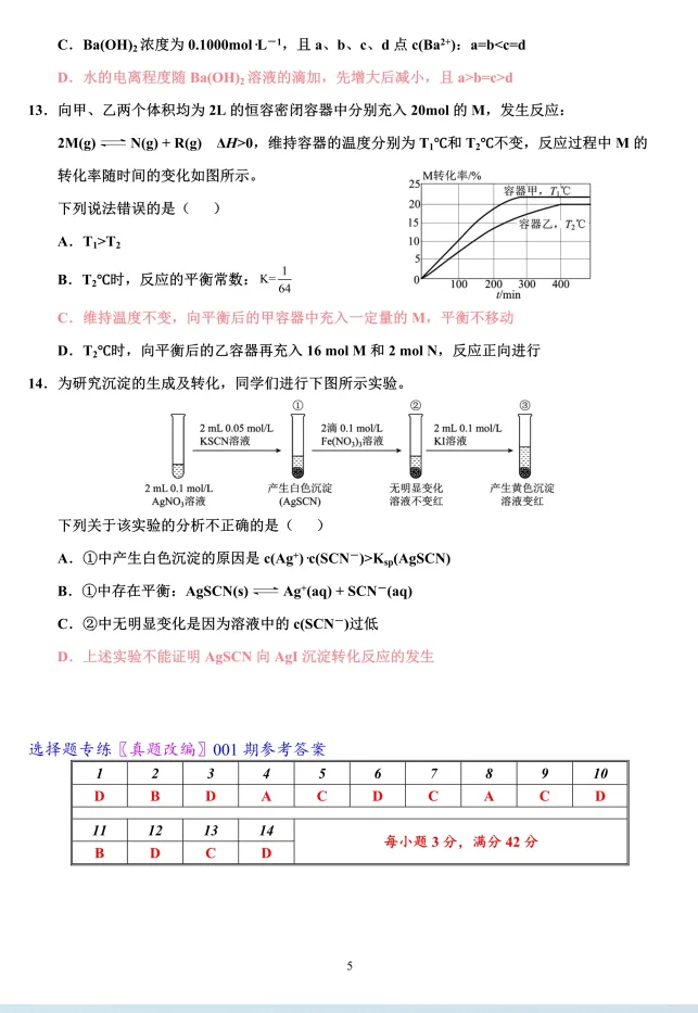 2026版--新高考14个选择题专练(真题改编+模拟训练82套)-第8张图片-四季读书网 2026版--新高考14个选择题专练(真题改编+模拟训练82套)-第8张图片-四季读书网