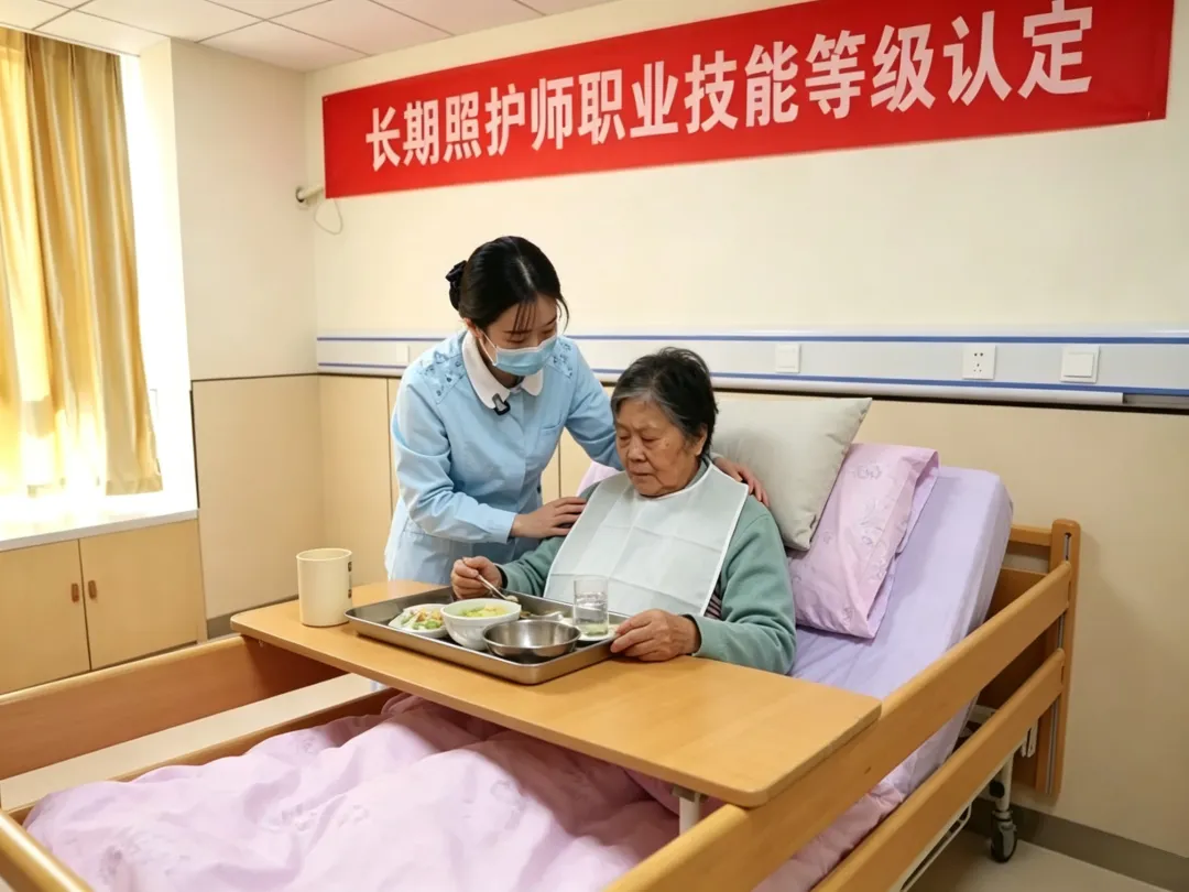 长期照护师初级 真题实操(第3期):协助老人床上半坐位自主进食-第2张图片-四季读书网 长期照护师初级 真题实操(第3期):协助老人床上半坐位自主进食-第2张图片-四季读书网
