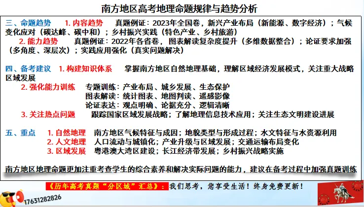 《历年高考地理真题“分区域”汇总》:南方地区(第二部分,点25赞,送)-第6张图片-四季读书网 《历年高考地理真题“分区域”汇总》:南方地区(第二部分,点25赞,送)-第6张图片-四季读书网