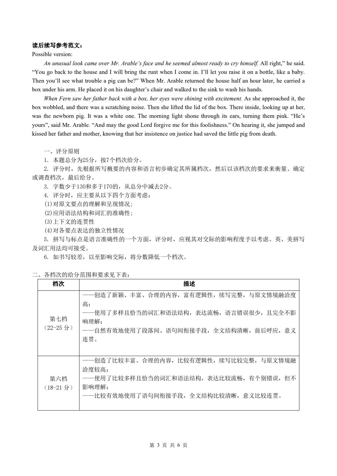 浙江省县域教研联盟高三模拟考试英语试题-第13张图片-四季读书网