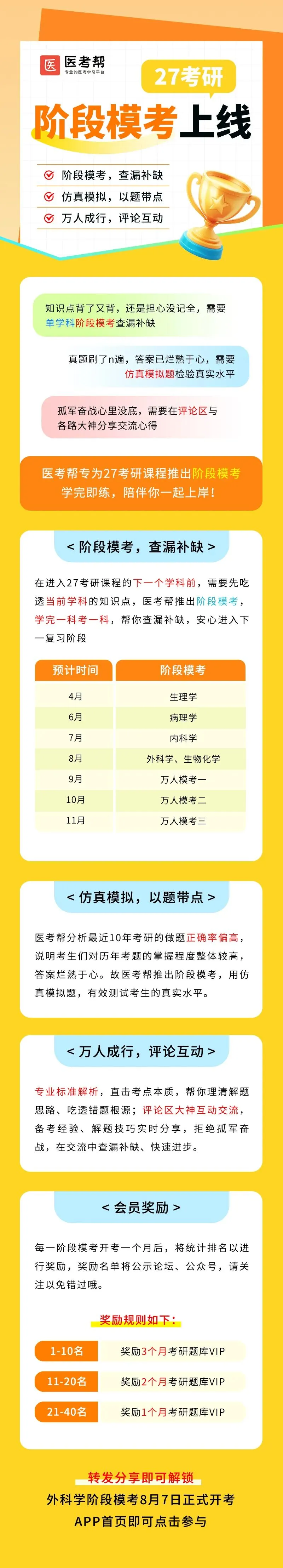 27考研【外科学阶段模考】已经开考!免费参加赢会员奖励→-第6张图片-四季读书网