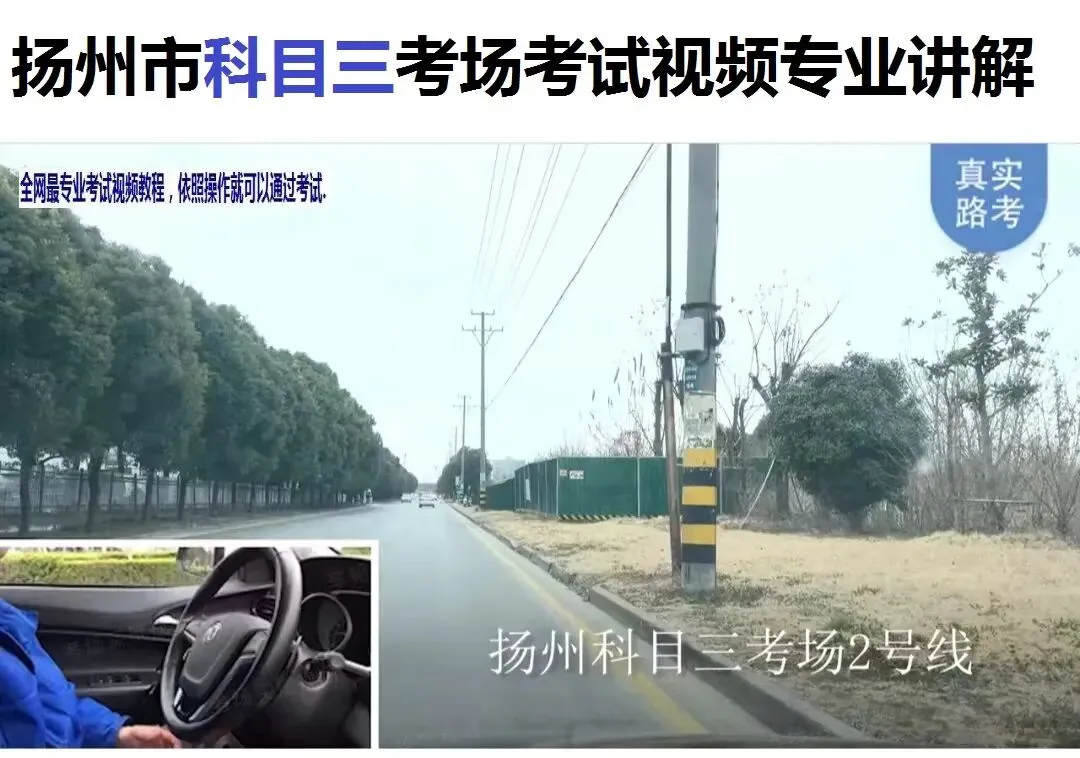 扬州市科目二,科目三考场考试视频专业讲解路线图模拟练车教程-第9张图片-四季读书网 扬州市科目二,科目三考场考试视频专业讲解路线图模拟练车教程-第9张图片-四季读书网