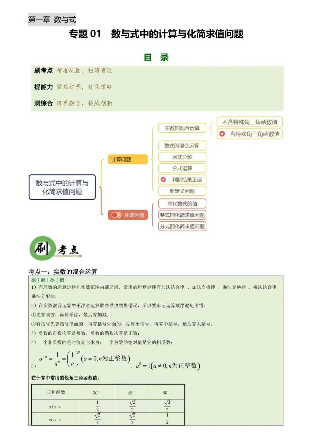 2026年中考数学专项汇编(全国版)-第2张图片-四季读书网 2026年中考数学专项汇编(全国版)-第2张图片-四季读书网