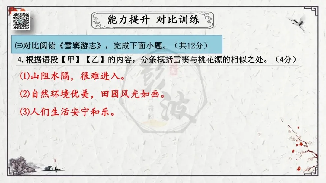 【中考专项复习课件】文言文40篇-22《桃花源记》-第62张图片-四季读书网 【中考专项复习课件】文言文40篇-22《桃花源记》-第62张图片-四季读书网