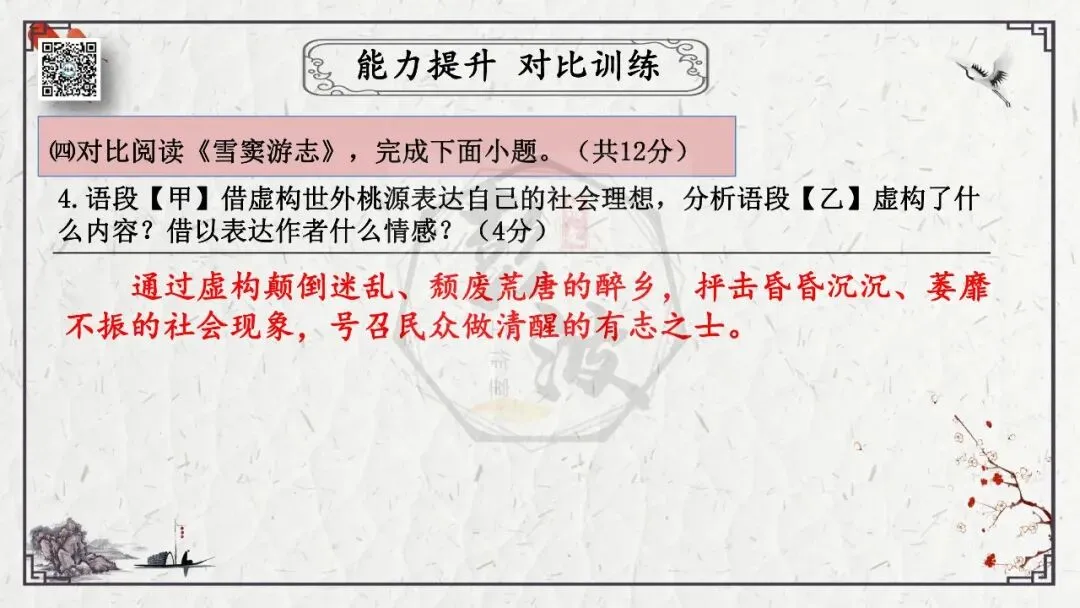 【中考专项复习课件】文言文40篇-22《桃花源记》-第67张图片-四季读书网 【中考专项复习课件】文言文40篇-22《桃花源记》-第67张图片-四季读书网