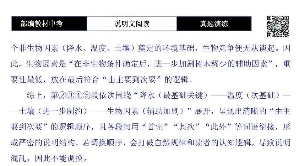 【中考专项-说明文阅读9讲】课件+文本+例文实战-02说明顺序识别与作用分析(时间空间逻辑)(5元)-第51张图片-四季读书网