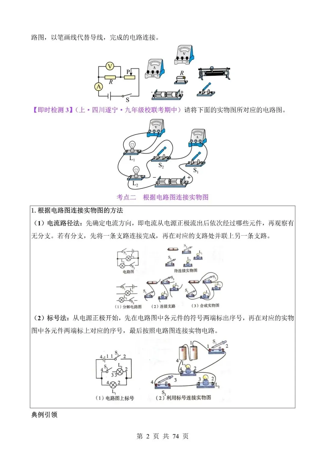 中考物理作图和实验专题03《电磁学作图专题》含答案-第2张图片-四季读书网