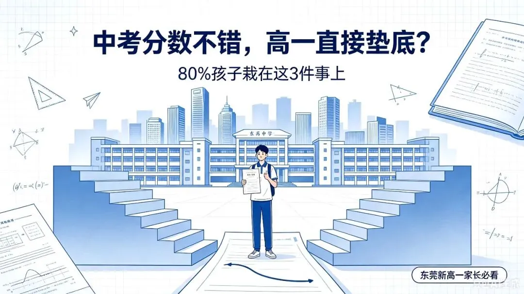 中考分数不错,高一直接垫底?80%孩子栽在这3件事上-第1张图片-四季读书网 中考分数不错,高一直接垫底?80%孩子栽在这3件事上-第1张图片-四季读书网