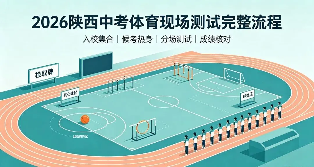 2026 陕西中考体育现场测试完整全流程(全省统一 + 西安本地细则)-第1张图片-四季读书网 2026 陕西中考体育现场测试完整全流程(全省统一 + 西安本地细则)-第1张图片-四季读书网