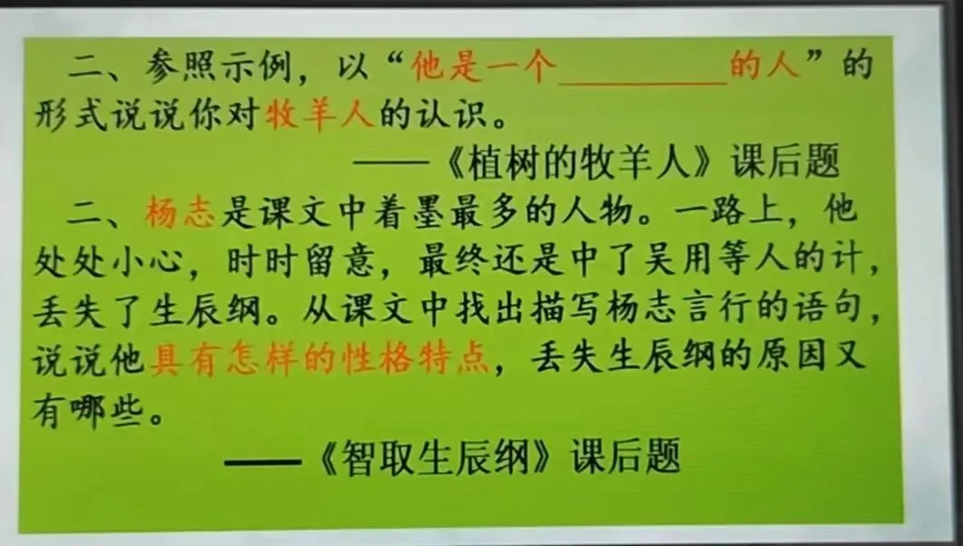 中考人物形象考点复习课 积词识形象循法析人物-第3张图片-四季读书网 中考人物形象考点复习课 积词识形象循法析人物-第3张图片-四季读书网