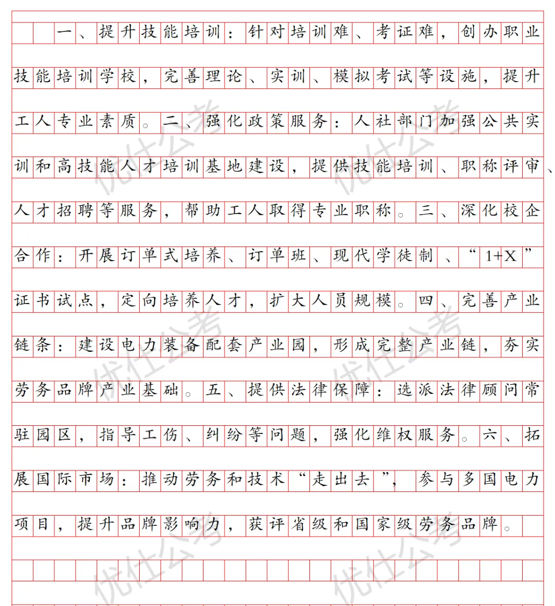 2025年江西省三支一扶申论真题 | 破局提质增效 铸就劳务标杆-第10张图片-四季读书网