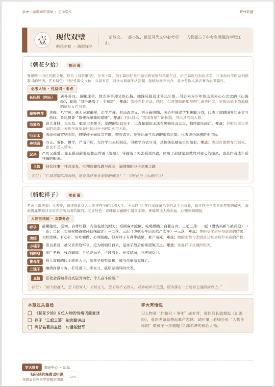 中考名著基础知识速记-第3张图片-四季读书网