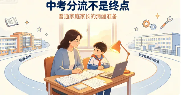 中考分流是什么意思,普通家庭家长需要做好哪些心理准备?-第1张图片-四季读书网 中考分流是什么意思,普通家庭家长需要做好哪些心理准备?-第1张图片-四季读书网