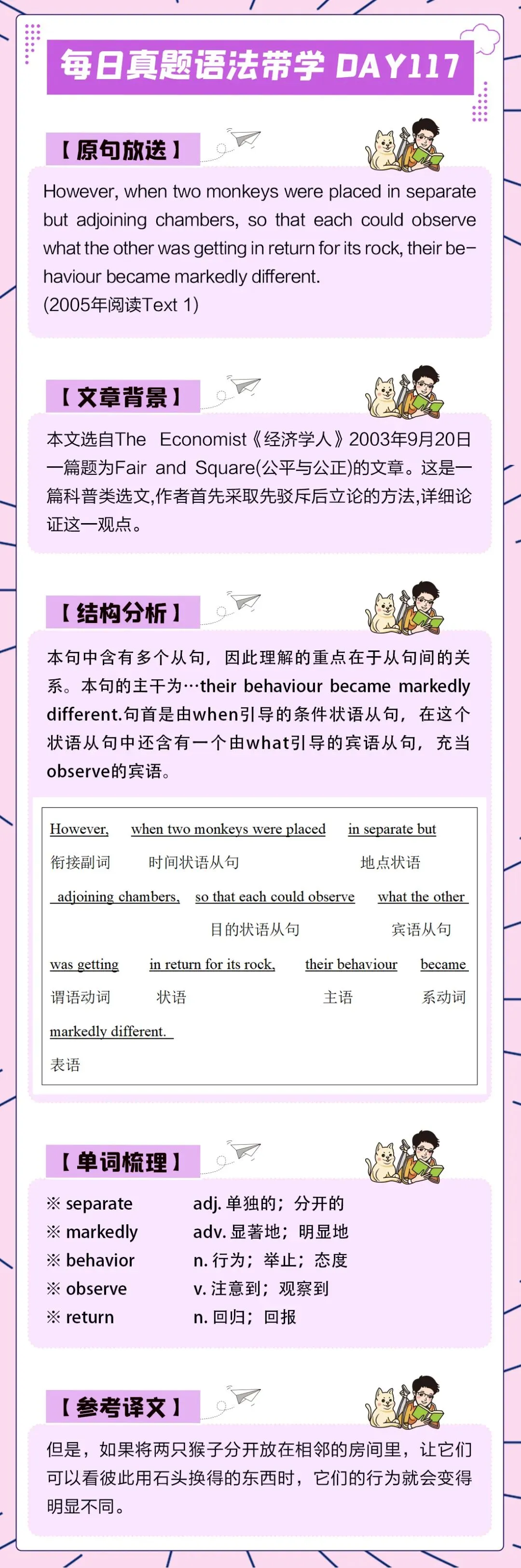 晓艳考研真题语法带学DAY117!生如芥子,心藏须弥.-第4张图片-四季读书网
