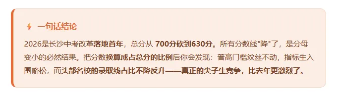 26年长沙中考 · 数据深读.分数集体＂跳水＂? 其实更卷了-第2张图片-四季读书网