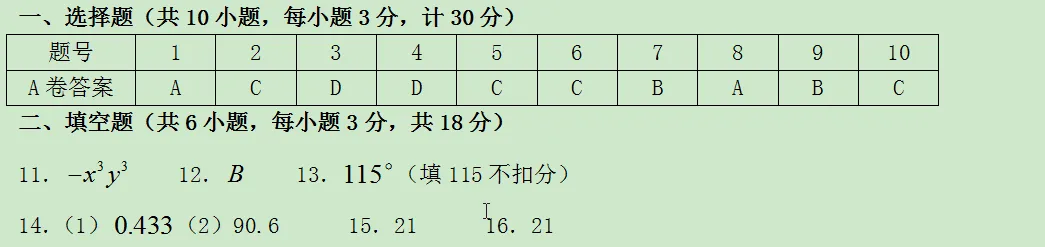 陕西省西安市2007年中考数学真题附答案及评分参考-第1张图片-四季读书网