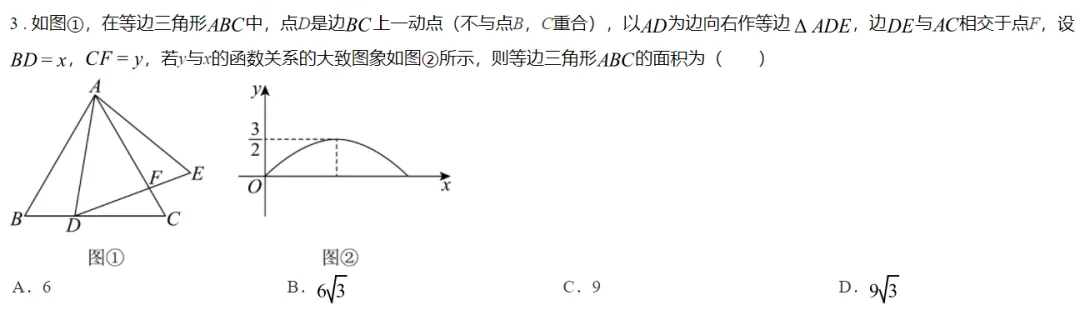 中考数学专项复习系列(6)-登高望远12题-第2张图片-四季读书网