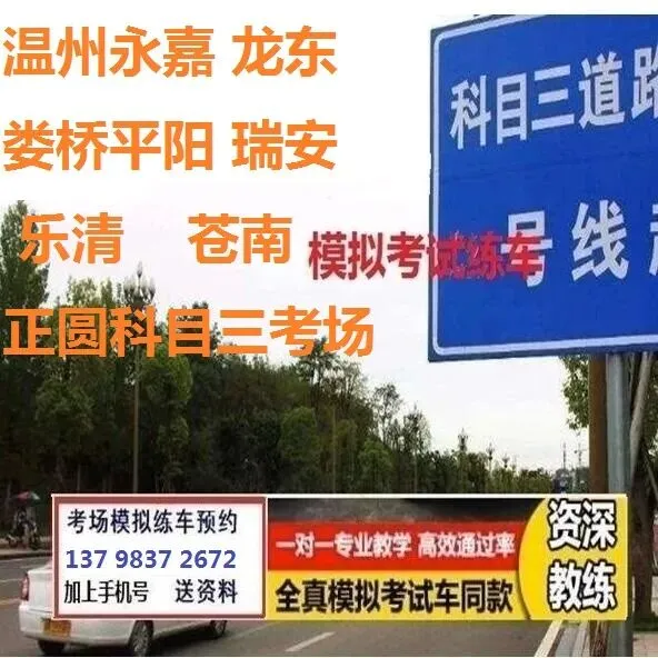 温州龙湾东部科目三考场考试视频讲解模拟练车最新路线图教程攻略-第8张图片-四季读书网