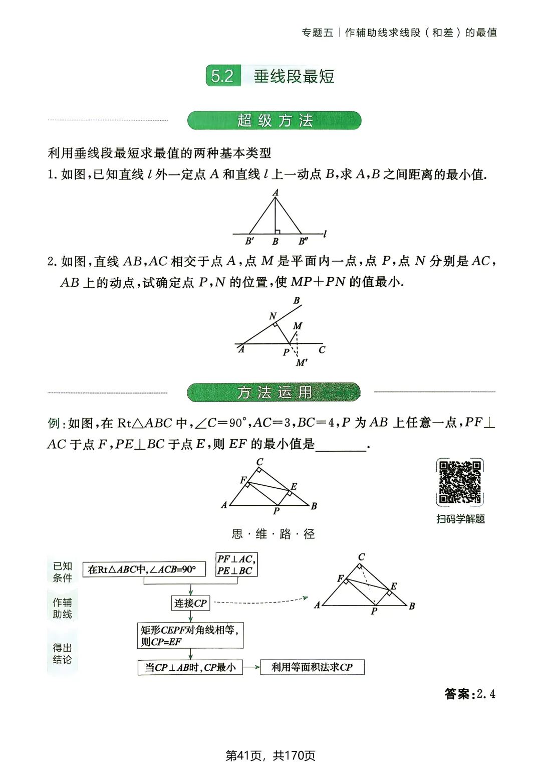 中考54类辅助线——线段和差最值5讲-第7张图片-四季读书网