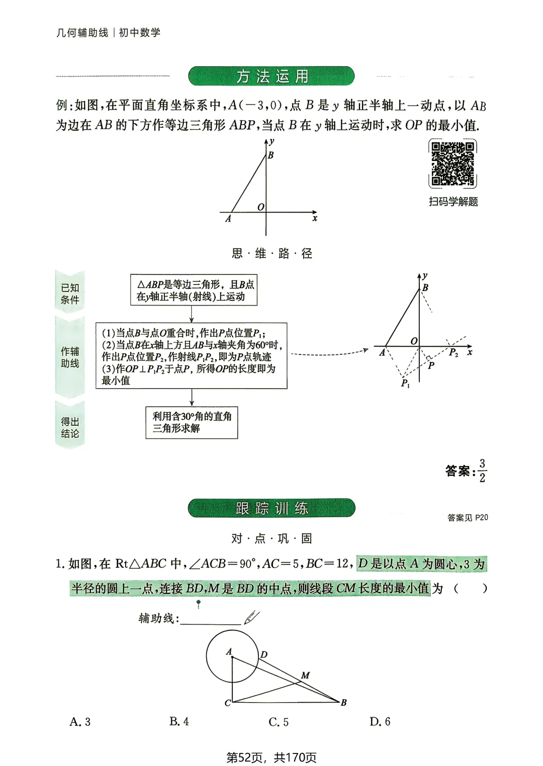 中考54类辅助线——线段和差最值5讲-第18张图片-四季读书网