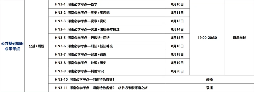 “日督学 + 周模考 + 月时报” | 27河南定选 / 普选笔试全程精讲直播课介绍!-第38张图片-四季读书网