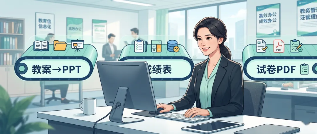 教案→PPT、成绩表、试卷 PDF:WorkBuddy 干掉教师三类文档体力活-第1张图片-四季读书网