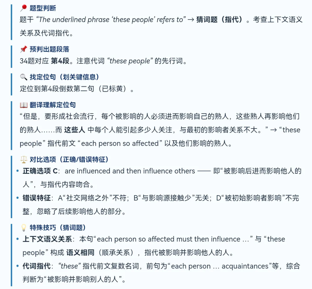 考研英语阅读:真题手把手带练,用对方法,准确率稳步提升-第13张图片-四季读书网 考研英语阅读:真题手把手带练,用对方法,准确率稳步提升-第13张图片-四季读书网