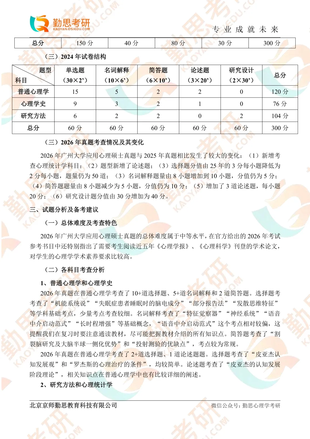 广州大学2026年应用心理347真题分析-第2张图片-四季读书网