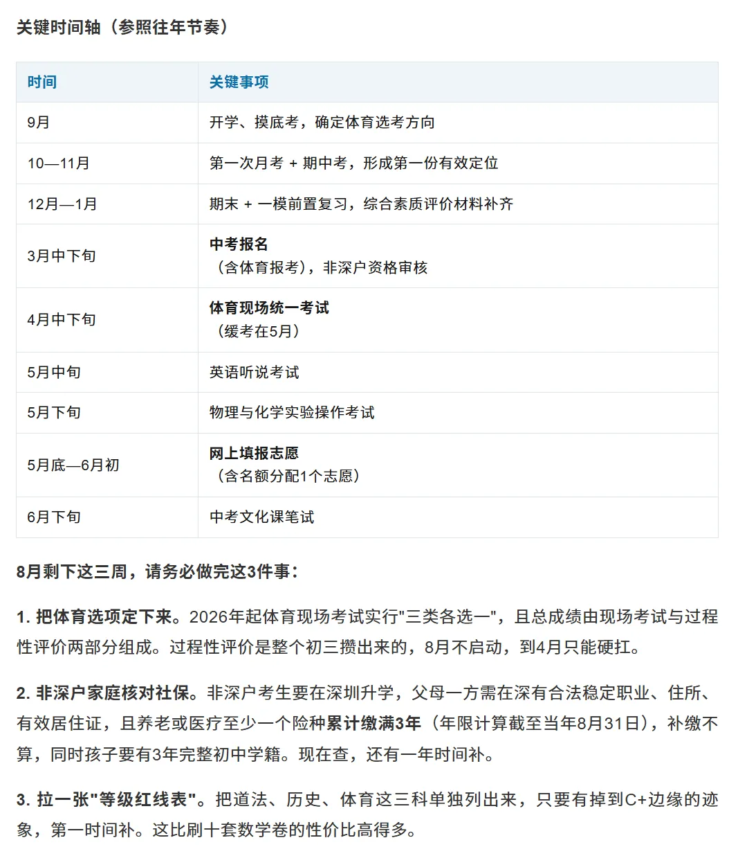 @深圳新初三收藏 | 2027年深圳中考的4个“隐形门槛”!家长速览→-第9张图片-四季读书网 @深圳新初三收藏 | 2027年深圳中考的4个“隐形门槛”!家长速览→-第9张图片-四季读书网