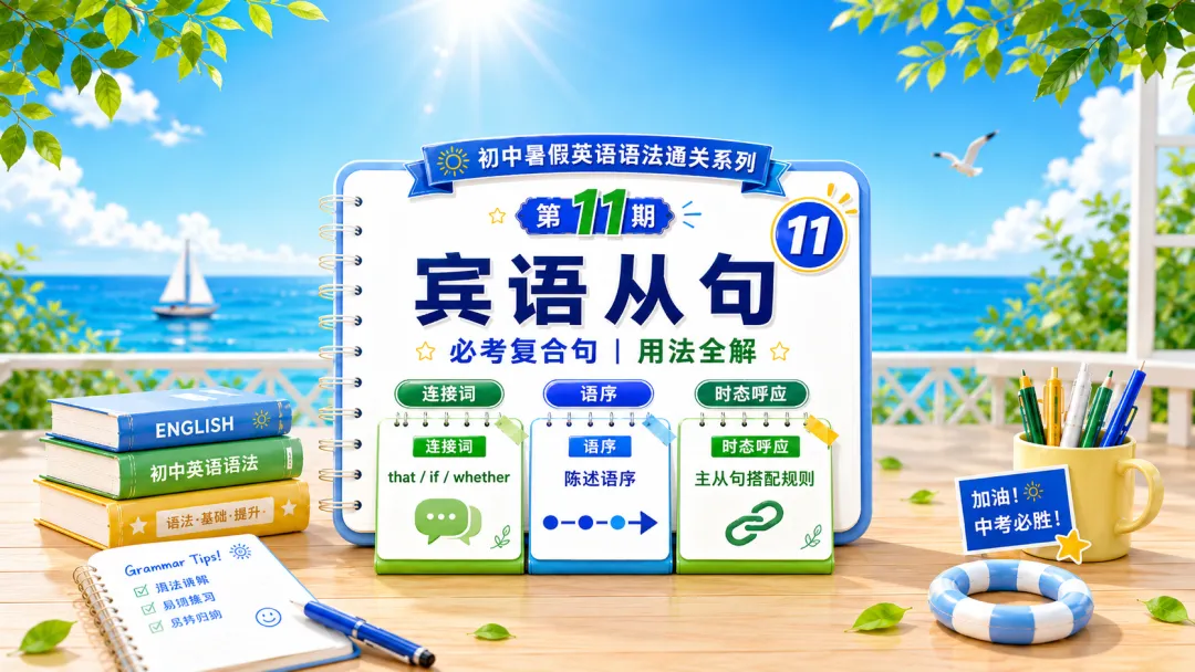 中考核心宾语从句完整解析,吃透考点减少复合题型扣分-第1张图片-四季读书网