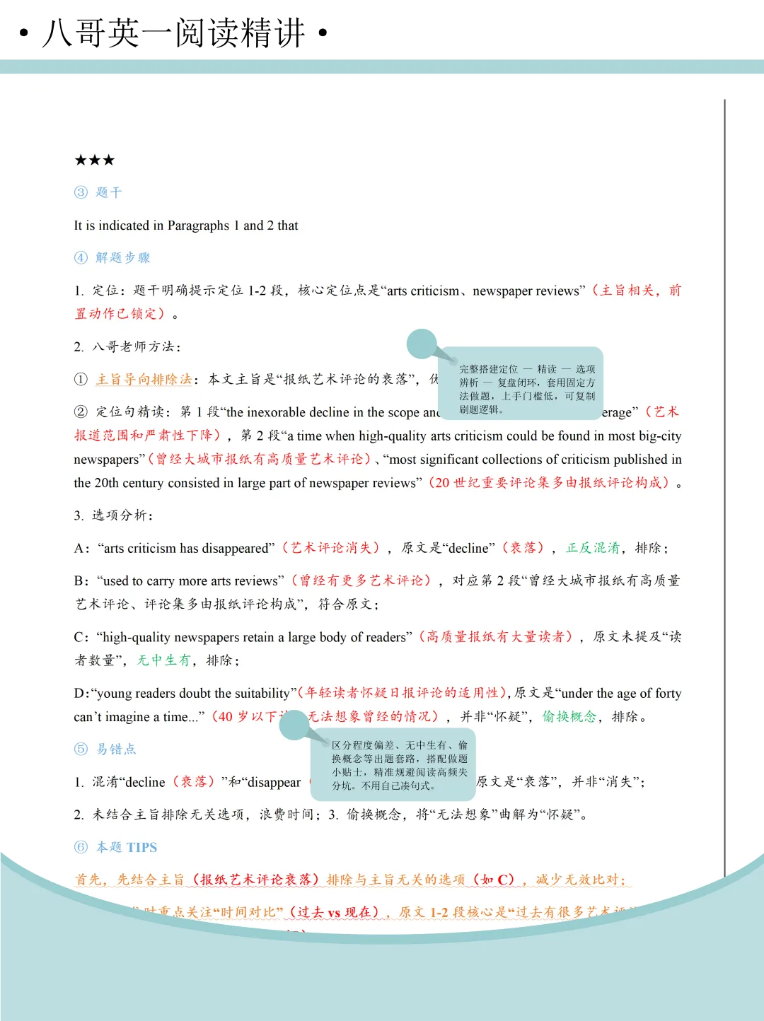考研英语一|八哥阅读精讲 真题刷题必备-第6张图片-四季读书网