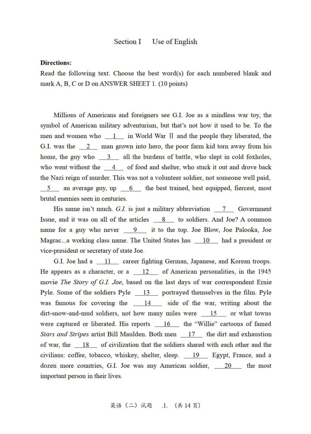 2012年考研英语(二)真题及答案解析-第4张图片-四季读书网 2012年考研英语(二)真题及答案解析-第4张图片-四季读书网