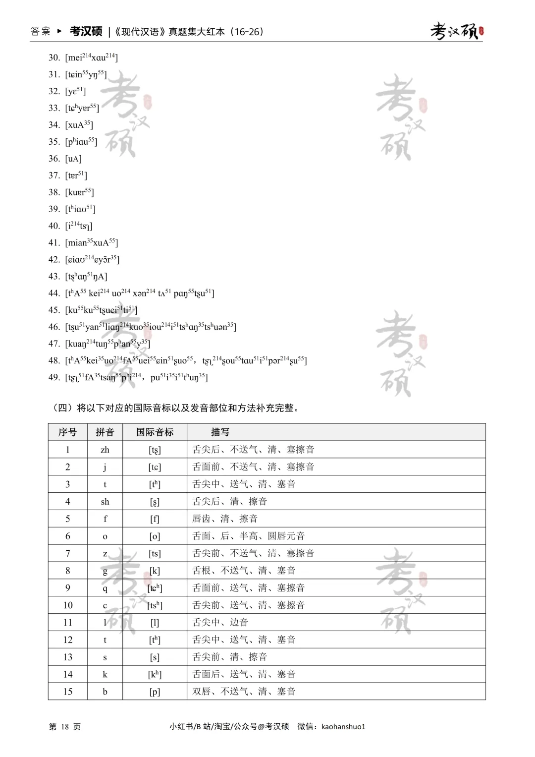 27版《现代汉语真题集大红本》16-26年真题汇编 | 现代汉语专项集-第15张图片-四季读书网 27版《现代汉语真题集大红本》16-26年真题汇编 | 现代汉语专项集-第15张图片-四季读书网