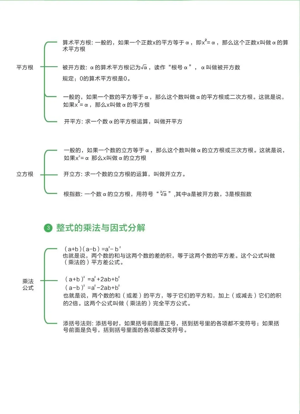 中考数学 | 基础知识手册-第19张图片-四季读书网