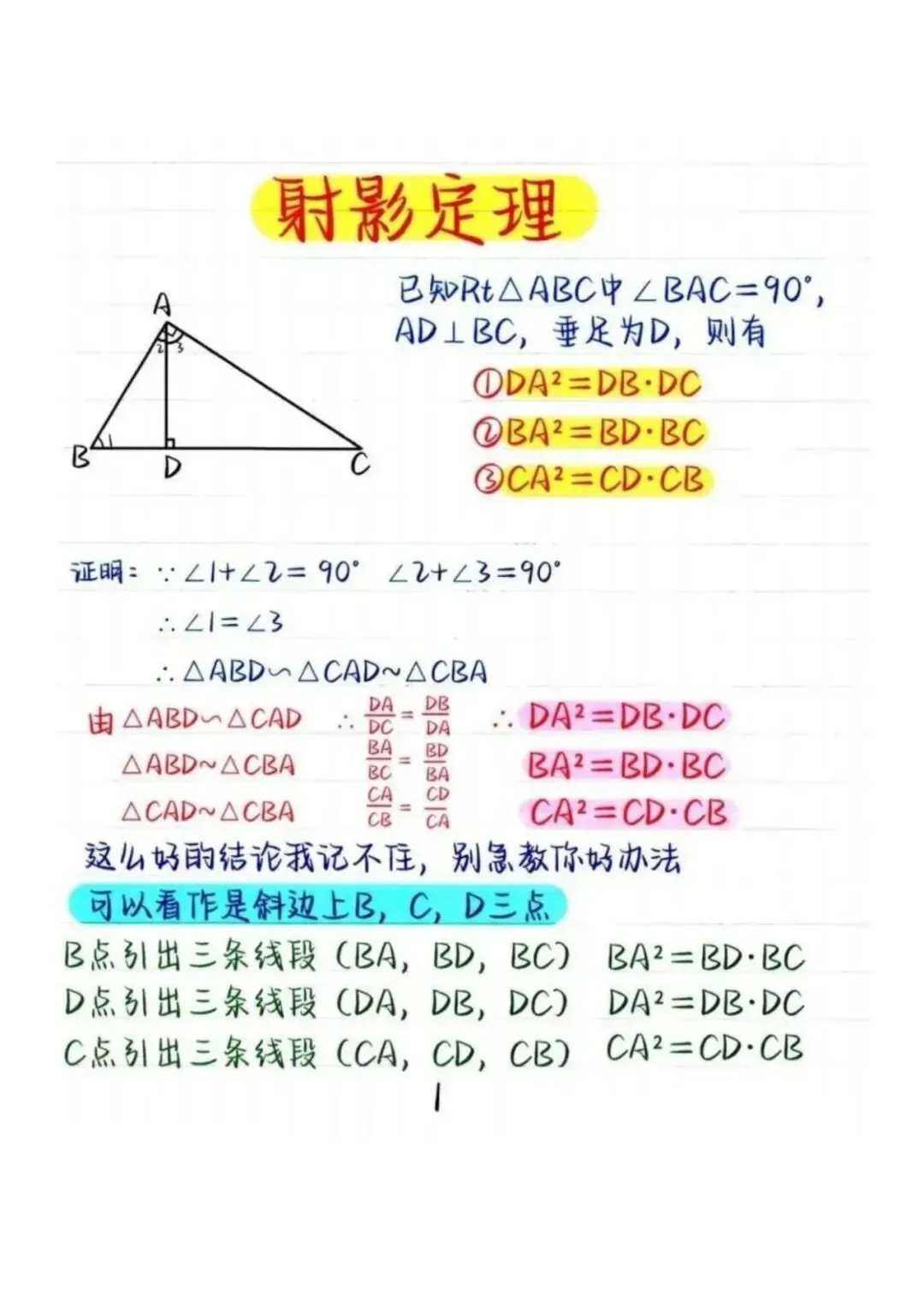 【中考特辑】【初中数学】常考经典10大几何模型全解,一篇全部搞定!-第2张图片-四季读书网 【中考特辑】【初中数学】常考经典10大几何模型全解,一篇全部搞定!-第2张图片-四季读书网