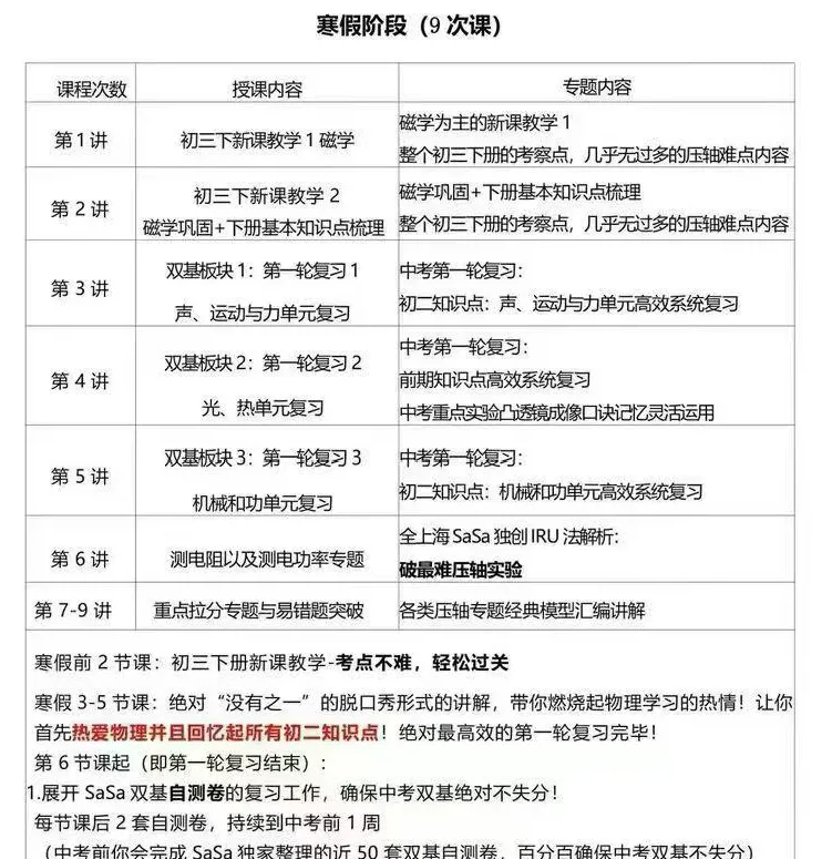 名师物理 上海中考基础强化目标满分 新教材初中9年级物理 暑秋寒春 ,冲击八校,四校-第4张图片-四季读书网 名师物理 上海中考基础强化目标满分 新教材初中9年级物理 暑秋寒春 ,冲击八校,四校-第4张图片-四季读书网