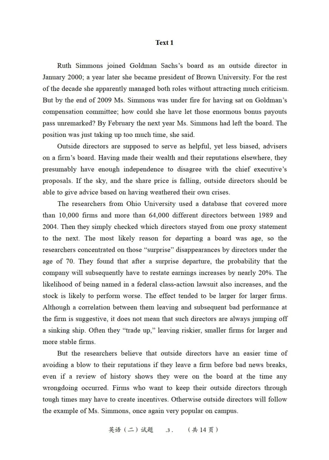2011年考研英语(二)真题及答案解析-第6张图片-四季读书网