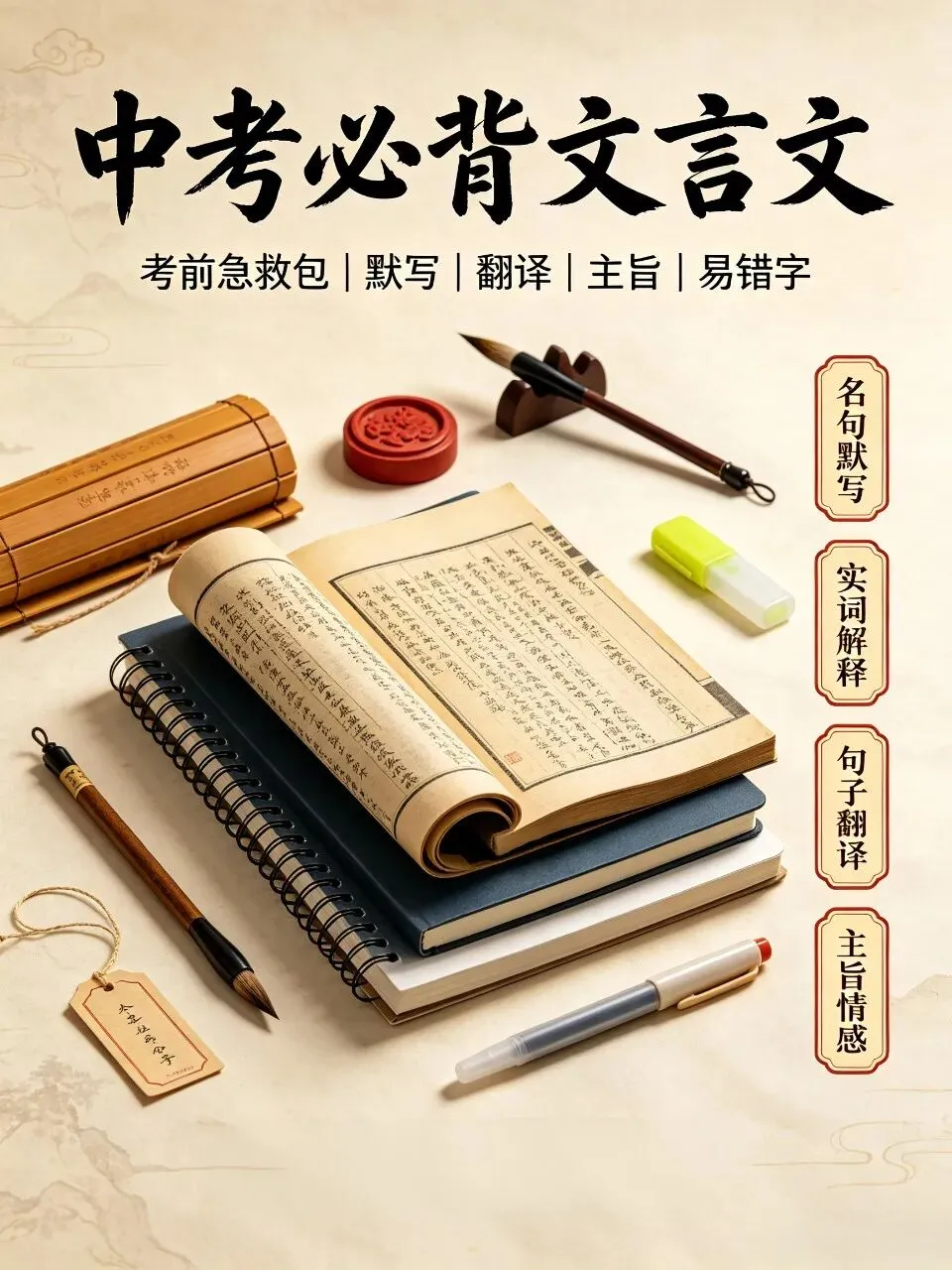 中考必背文言文急救包|暑假学习计划-第1张图片-四季读书网 中考必背文言文急救包|暑假学习计划-第1张图片-四季读书网