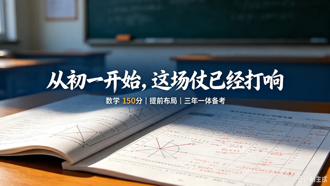 数学150分,中考“分值王”!从初一开始,这场仗已经打响-第4张图片-四季读书网