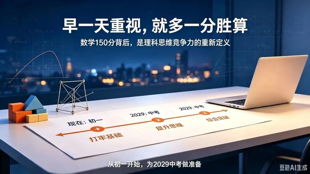 数学150分,中考“分值王”!从初一开始,这场仗已经打响-第6张图片-四季读书网