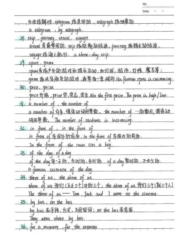 中考状元的英语笔记(114个易混词+词类与句子成分+名词详细笔记梳理)-第5张图片-四季读书网 中考状元的英语笔记(114个易混词+词类与句子成分+名词详细笔记梳理)-第5张图片-四季读书网