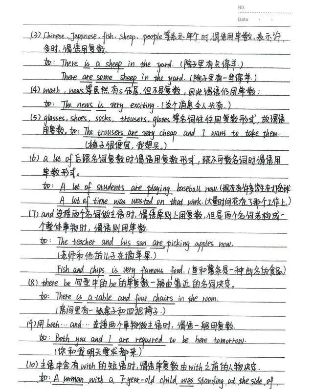 中考状元的英语笔记(114个易混词+词类与句子成分+名词详细笔记梳理)-第18张图片-四季读书网 中考状元的英语笔记(114个易混词+词类与句子成分+名词详细笔记梳理)-第18张图片-四季读书网