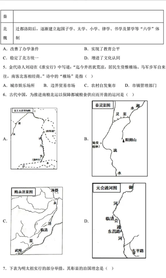 家有准中考生速看!2026山东中考真题卷九科完整版可下载-第12张图片-四季读书网 家有准中考生速看!2026山东中考真题卷九科完整版可下载-第12张图片-四季读书网